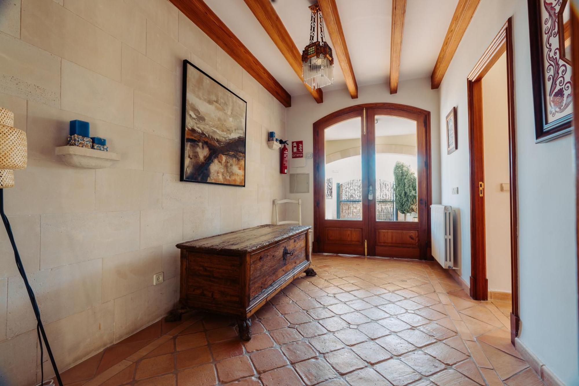 Mallorca Finca Haus Mit Pool Direkt Am Meer Es Trenc, Bootstour Moeglich Sa Ràpita Exteriör bild