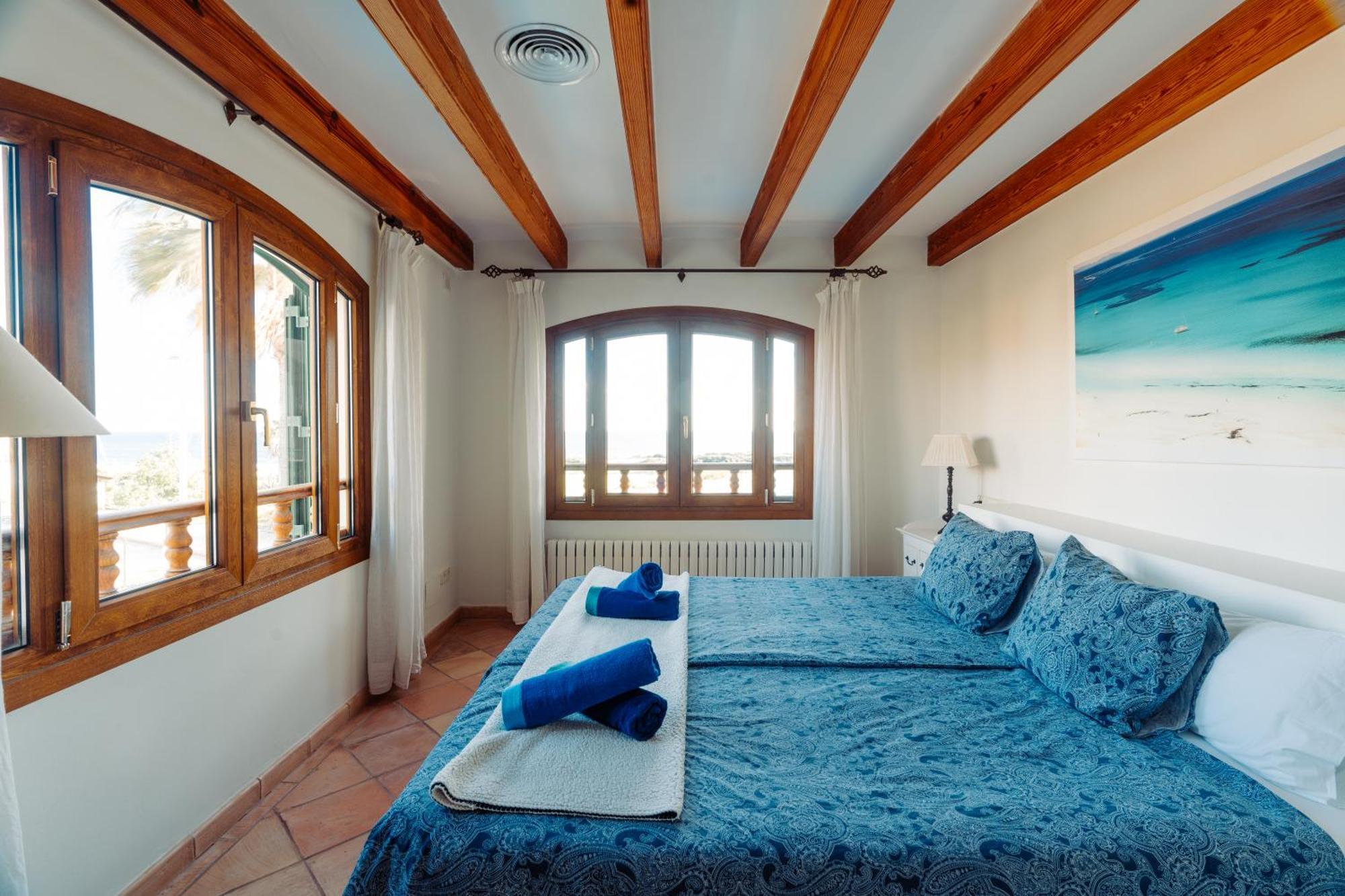 Mallorca Finca Haus Mit Pool Direkt Am Meer Es Trenc, Bootstour Moeglich Sa Ràpita Exteriör bild