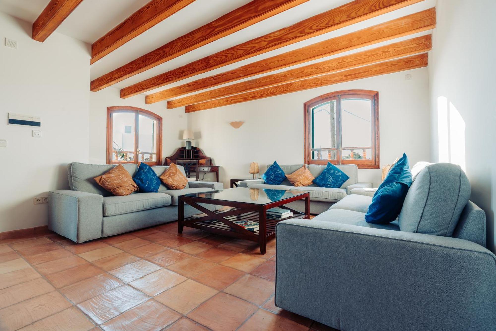 Mallorca Finca Haus Mit Pool Direkt Am Meer Es Trenc, Bootstour Moeglich Sa Ràpita Exteriör bild