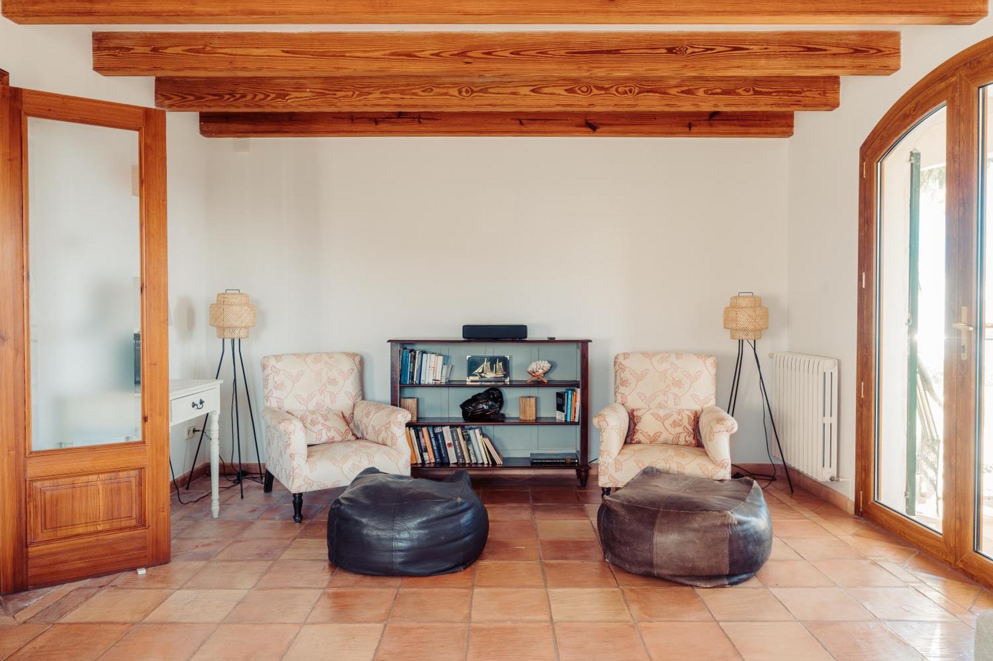 Mallorca Finca Haus Mit Pool Direkt Am Meer Es Trenc, Bootstour Moeglich Sa Ràpita Exteriör bild